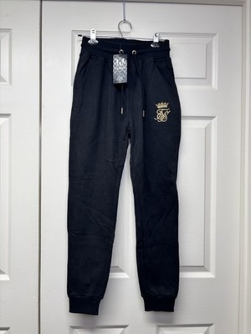 NWT! Messi X Siksilk Men’s Black And Gold Fleece Pant Size Small